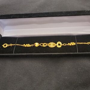 Elegant 21K Gold Bracelet 8.31g – Yellow Gold, Vintage Design
